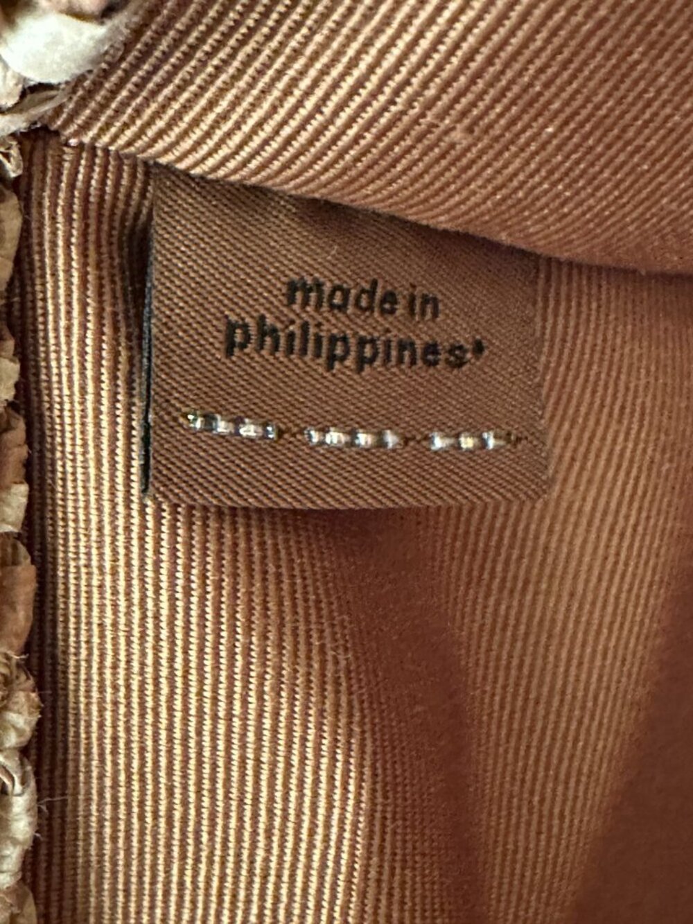 Coach City Tote Gingham Print Woven Straw and Smooth Tan Leather Trim CES22 NWT - Picture 12 of 12